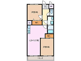 元新マンション 203 ｜ 三重県四日市市元新町（賃貸マンション2LDK・2階・54.84㎡） その2