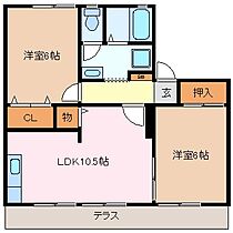 ＧＬＡＹ　Ｂ棟 101 ｜ 三重県四日市市東日野１丁目（賃貸アパート2LDK・1階・52.72㎡） その2