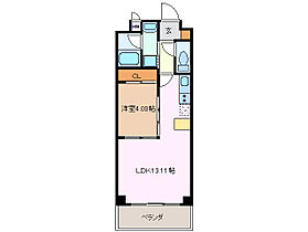 ＡＳレジデンス四日市 703 ｜ 三重県四日市市安島１丁目（賃貸マンション1LDK・7階・38.71㎡） その2