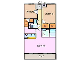 Ｃｈａｒｍａｎｔ 202 ｜ 三重県四日市市白須賀２丁目（賃貸マンション2LDK・2階・65.05㎡） その2