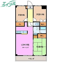 間取図画像 3LDK