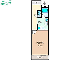 コート西浦  ｜ 三重県四日市市西浦1丁目（賃貸マンション1K・4階・28.43㎡） その2