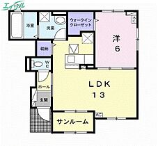 ラフォーレ川尻  ｜ 三重県四日市市川尻町（賃貸アパート1LDK・1階・50.42㎡） その2