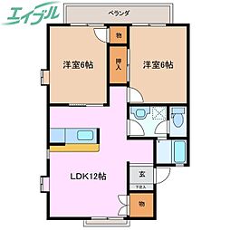 ボナールハウスA棟 1階/-