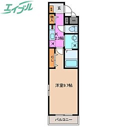 ヒカルサ四日市中部イースト 2階/-