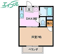 アーバンフラッツ 2階/-