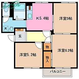 エクレール日永 B 2階