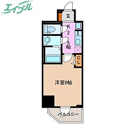 プレサンス四日市諏訪町ブライタス 7階/-