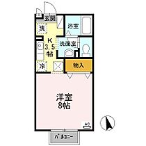 セジュールＫＡＭＡＹＡ2000 105 ｜ 三重県三重郡菰野町大字菰野（賃貸アパート1K・1階・26.93㎡） その2