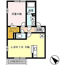 メゾン ピコ　A 202 ｜ 三重県桑名市陽だまりの丘７丁目（賃貸アパート1LDK・2階・40.43㎡） その2