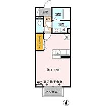 モナリエ竹成　B 201 ｜ 三重県三重郡菰野町大字竹成（賃貸アパート1R・2階・30.27㎡） その2