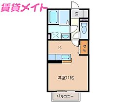 三重県三重郡菰野町大字竹成（賃貸アパート1K・2階・30.30㎡） その2