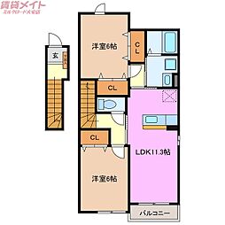 ピュア・フォレストI 2階