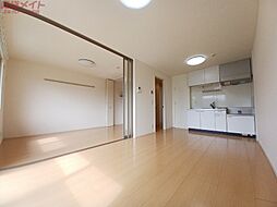 ホクト　B 2階2DKのリビング/ダイニング