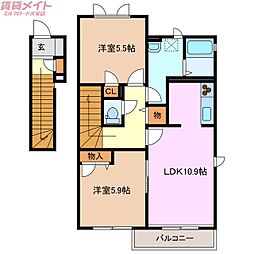 🉐敷金礼金0円！🉐雪月花　6番館