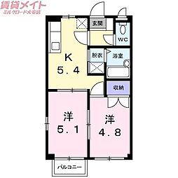 ラ・フオーレ中菰野 2階