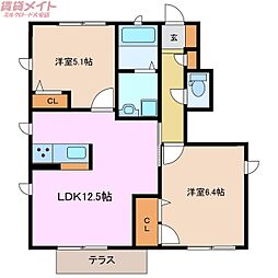 🉐敷金礼金0円！🉐レガール北野B棟