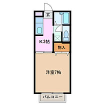 セフィラ西日野 B棟 202 ｜ 三重県四日市市西日野町（賃貸アパート1K・2階・24.71㎡） その2