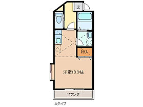 EM-Healthy Villa松本台イースト 209 ｜ 三重県四日市市西松本町（賃貸アパート1R・2階・26.57㎡） その2