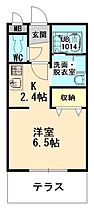 Tユーミータカハナ B棟 101 ｜ 三重県四日市市高花平５丁目（賃貸マンション1K・1階・25.00㎡） その2