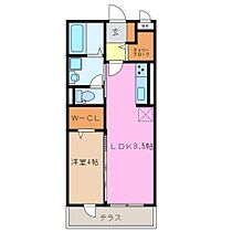 タウンコートI 105 ｜ 三重県四日市市曙町（賃貸アパート1LDK・1階・33.34㎡） その2