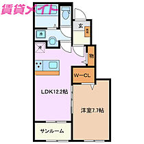 三重県四日市市大字六呂見（賃貸アパート1LDK・1階・50.14㎡） その2