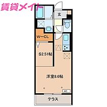 三重県四日市市赤堀新町（賃貸アパート1R・1階・29.21㎡） その2