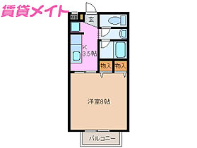 三重県四日市市赤堀南町（賃貸アパート1K・1階・28.02㎡） その2