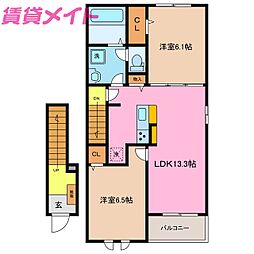 プリマヴェールIIIB 2階