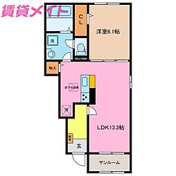 プリマヴェールIIIC 1階