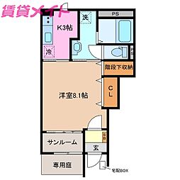 四日市市赤堀新築アパート 1階