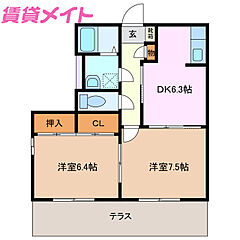 物件の間取り