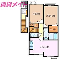 グレイスヒルB 2階