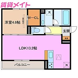 アネシスvilla赤堀 1階/-