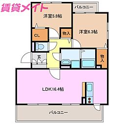 ジャルダン 3階