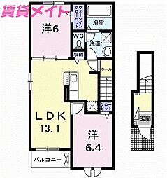 カーサ フィオーレ II 2階/-