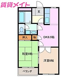 コンフォート楠 2階/-