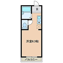 三重県鈴鹿市平田２丁目（賃貸アパート1K・2階・17.05㎡） その2