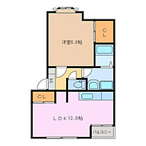 三重県鈴鹿市池田町（賃貸アパート1LDK・2階・51.23㎡） その2