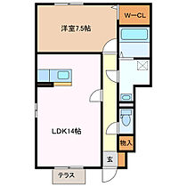 三重県鈴鹿市西条６丁目（賃貸アパート1LDK・1階・54.07㎡） その2