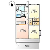 三重県鈴鹿市稲生２丁目（賃貸アパート2LDK・1階・57.75㎡） その2