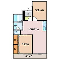 三重県鈴鹿市池田町（賃貸マンション2LDK・1階・57.52㎡） その2