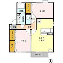 三重県鈴鹿市弓削１丁目（賃貸アパート2LDK・2階・55.44㎡） その2