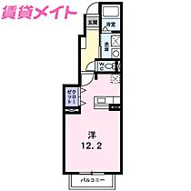 三重県鈴鹿市西条2丁目（賃貸アパート1R・1階・32.90㎡） その2