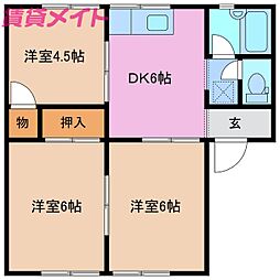 近鉄名古屋線 伊勢若松駅 徒歩5分