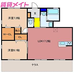 JR関西本線 河原田駅 徒歩12分