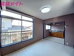 伊勢鉄道 玉垣駅 徒歩19分の賃貸アパート 2階1LDKのリビング/ダイニング