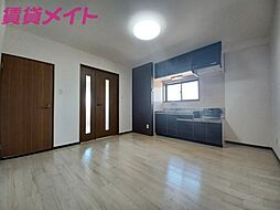 JR関西本線 河原田駅 徒歩22分の賃貸マンション 3階3DKのリビング/ダイニング