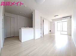 近鉄名古屋線 白子駅 徒歩18分の賃貸アパート 1階1LDKのリビング/ダイニング