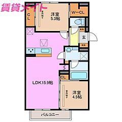 物件の間取り